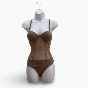 Fashion House Laceup Back Bodysuit